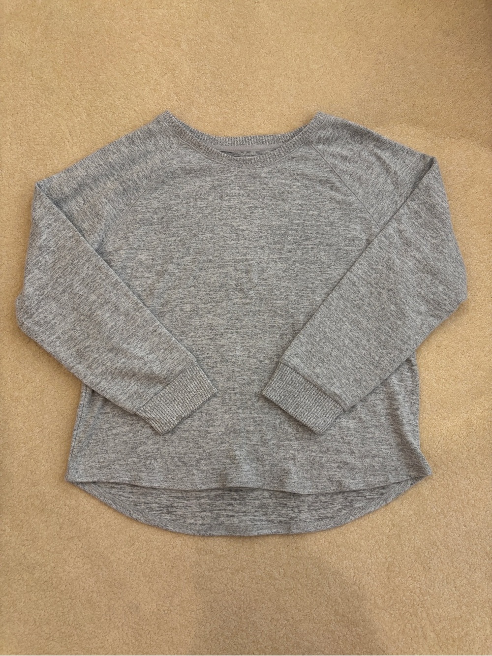 Karen Neuburger Live Love Lounge Heather Gray Sweatshirt Size Large